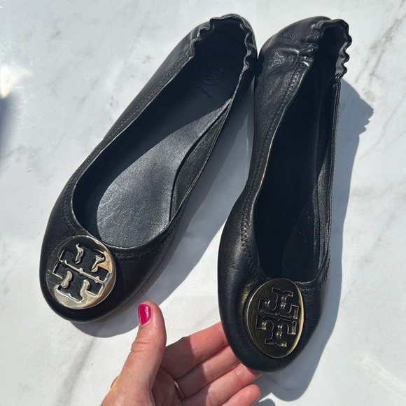 Tory Burch Minnie Travel Ballet Flats 7M - Picture 5 of 8